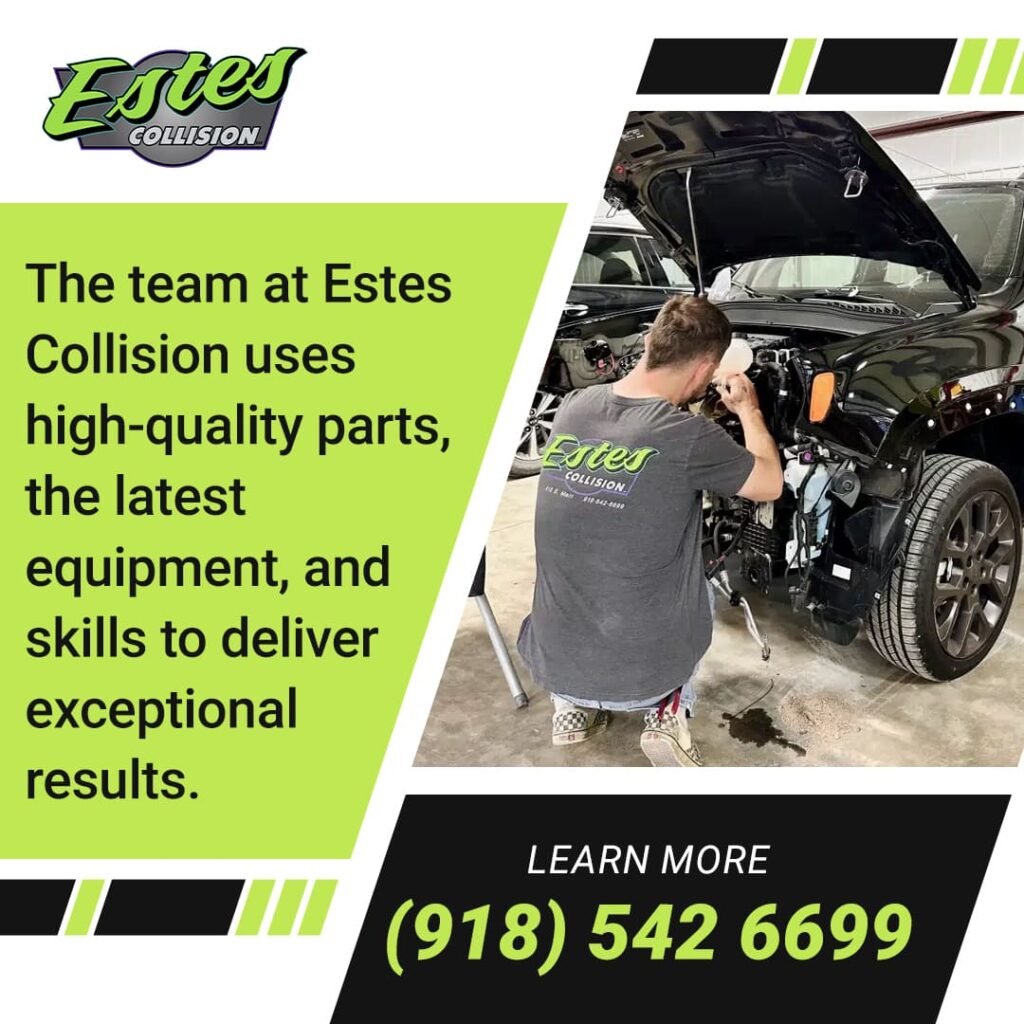 estes collision professional fixing car