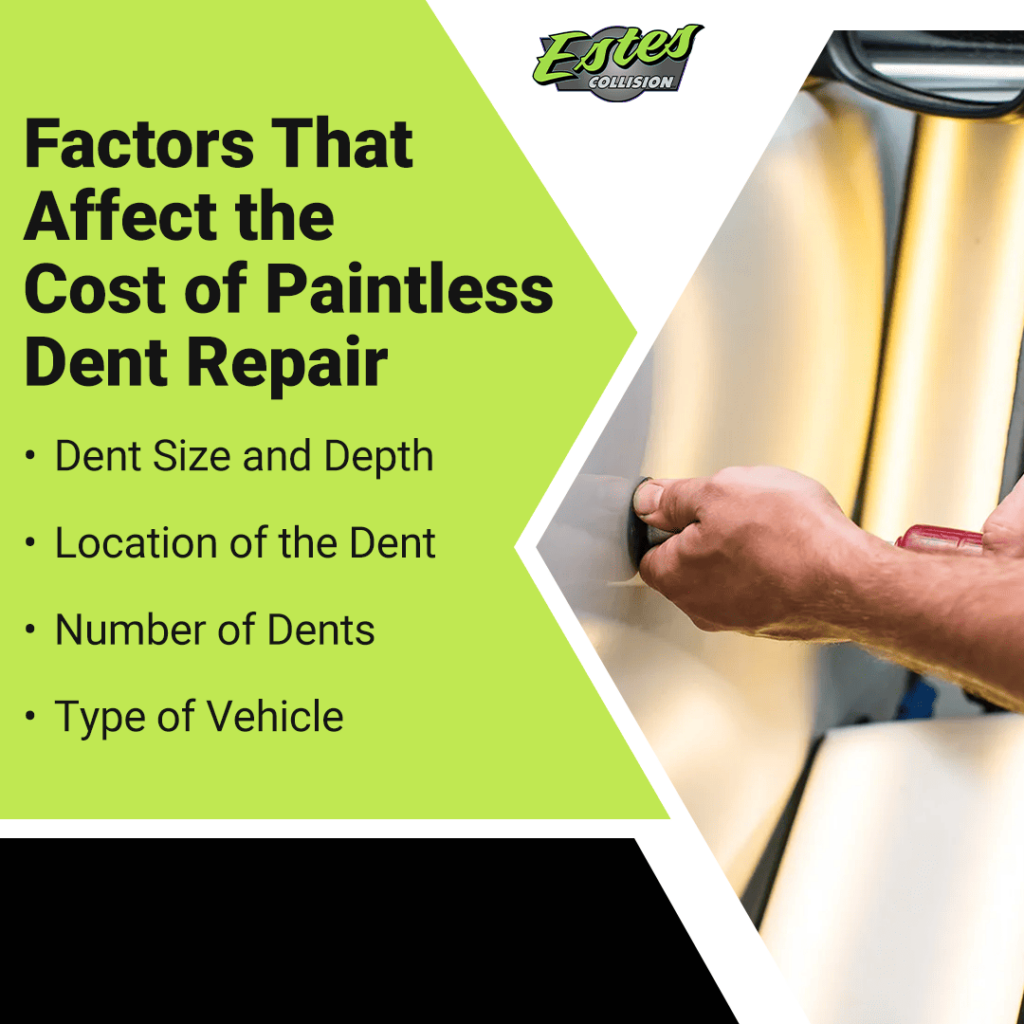 Factors that affect the Cost of Paintless Dent Repair