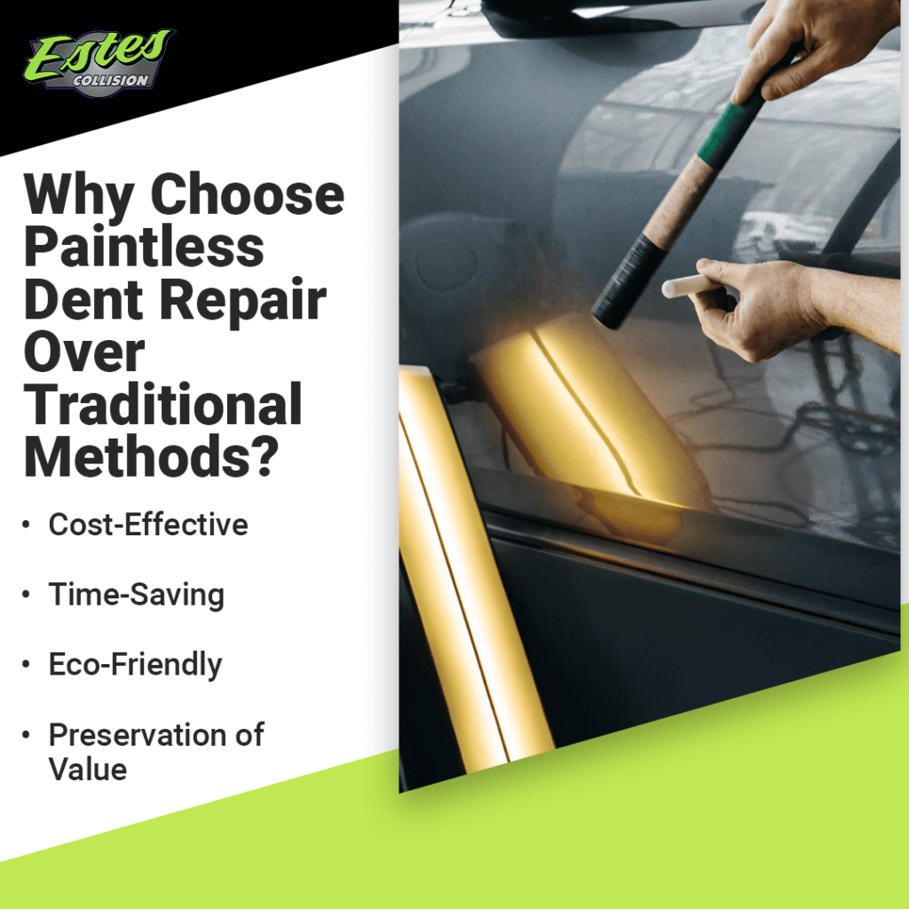 Why choose paintless dent repair over traditional methods?