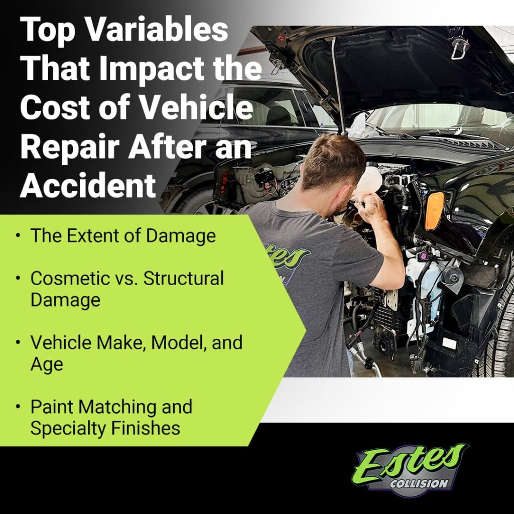 Top Variables that Impact the Cost of Vehicle Repair after an Accident