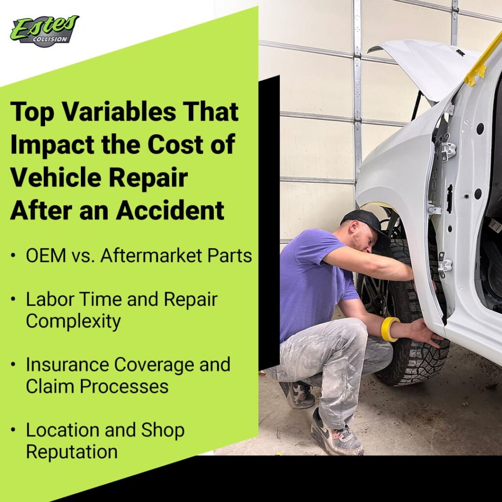 Variables that Impact the Cost of Vehicle Repair after Accident