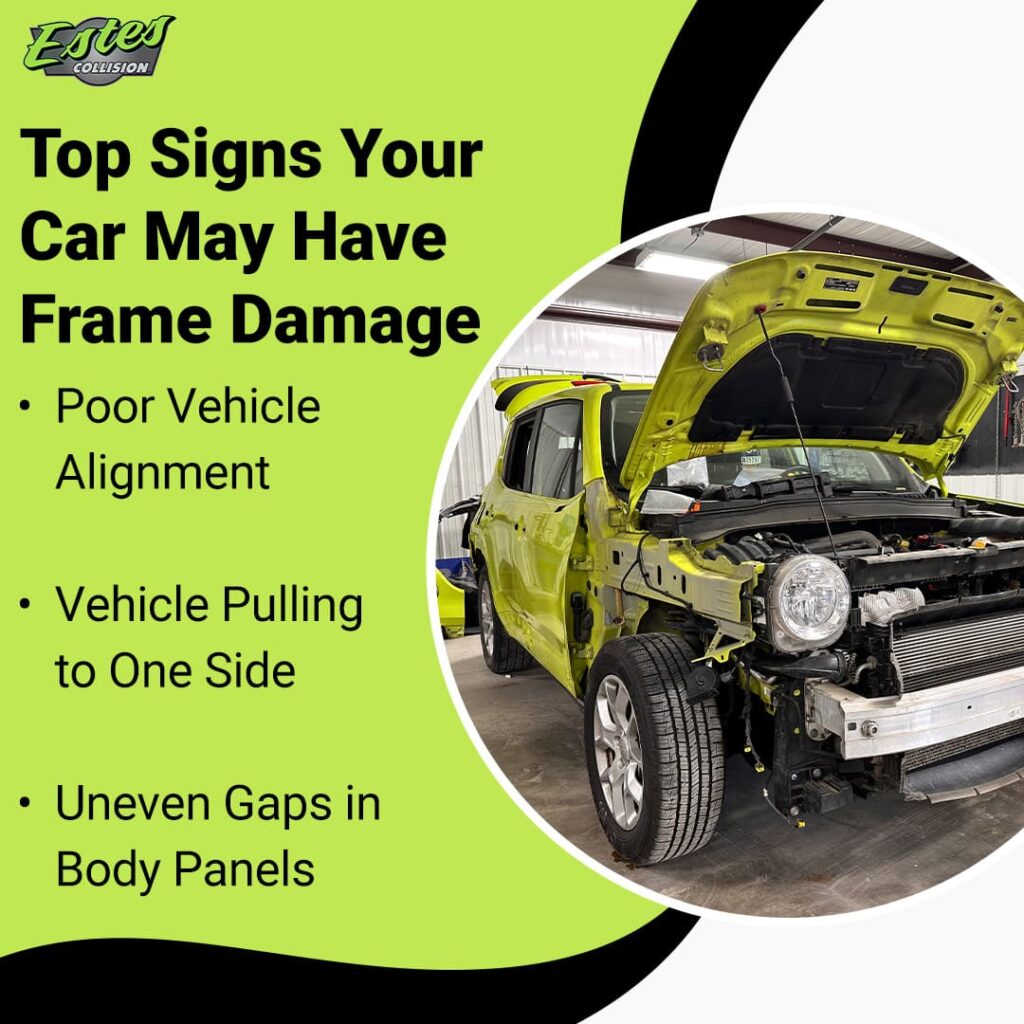 Top signs your car may have frame damage