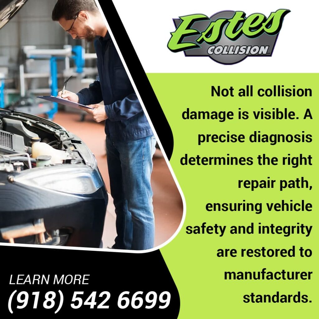 Precise diagnosis after collision damage