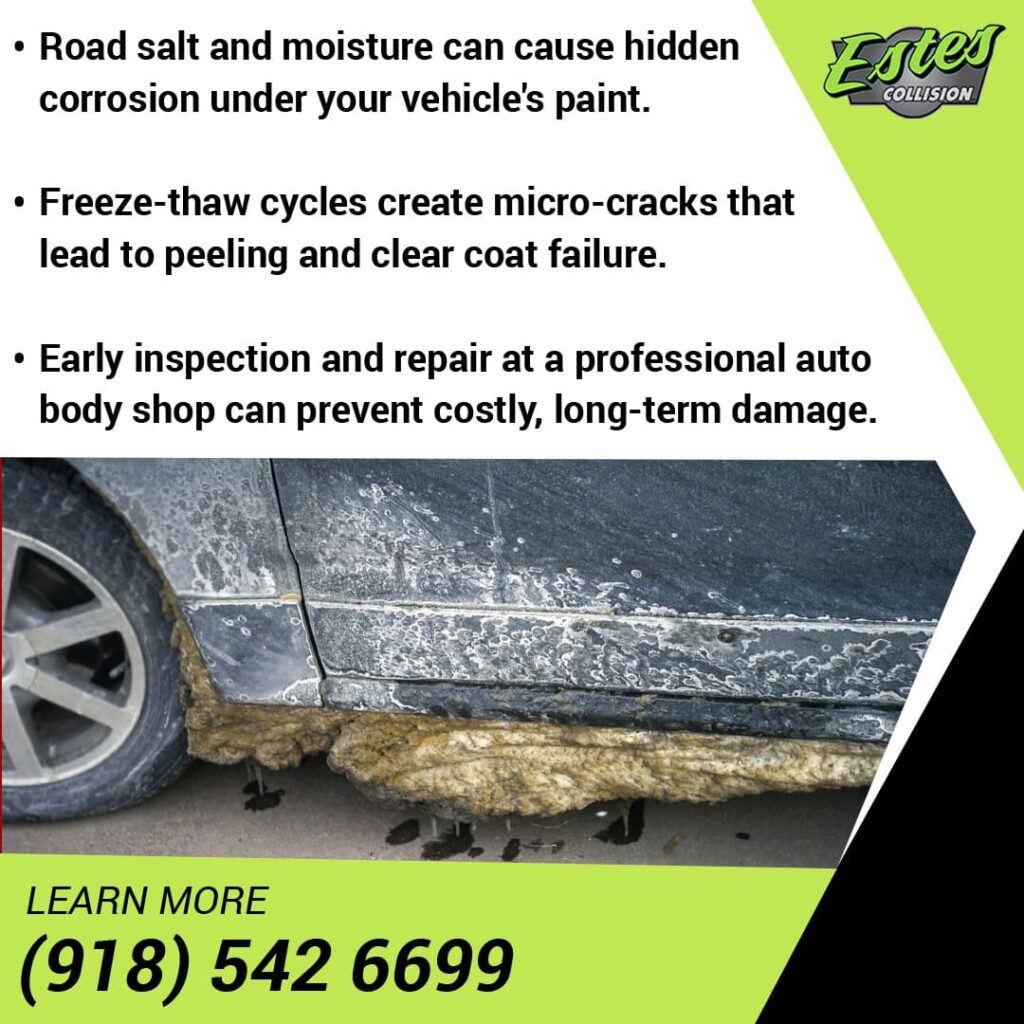 How Winter Weather Wrecks Your Car's Finish and How an Auto Body Shop Can Help
